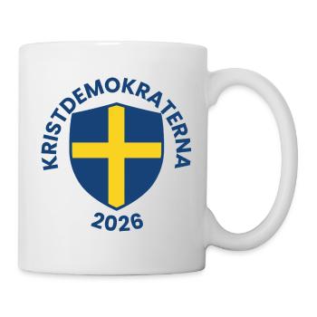 Nordic Blue Shield Yellow Cross - Mug - white - Right