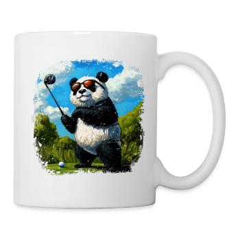 Pandas Golf - Mug blanc - blanc - Droite