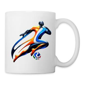 Colorful Sprint: Dutch football hero - Mug - white - Right
