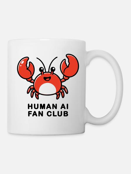 Human AI Fan Club - Tasse - Weiß