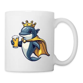 Dolphin Beer King - Mug - white - Right