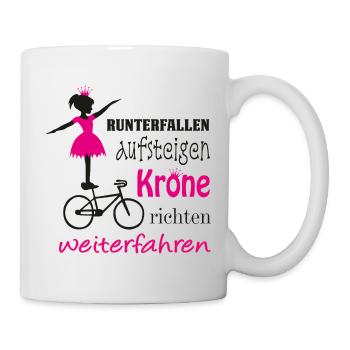 Artistic cycling, artistic cycling, indoor cycling - Mug - white - Right