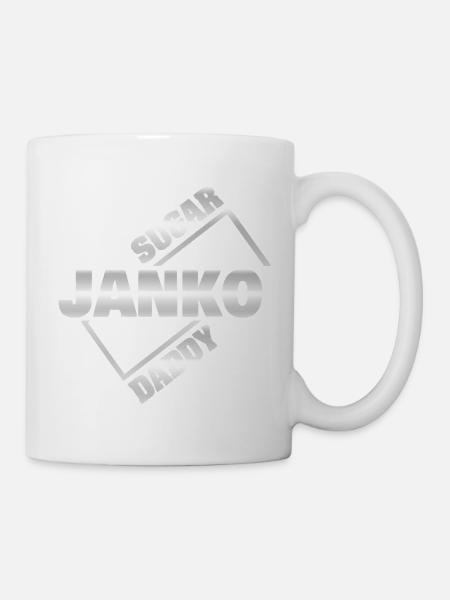 Geld Janko - Tasse - Weiß