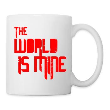 The World Is Mine - red - Mug - white - Right