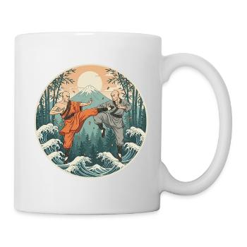 Kung Fu Kampfkunst - Tasse - Weiß - Rechts