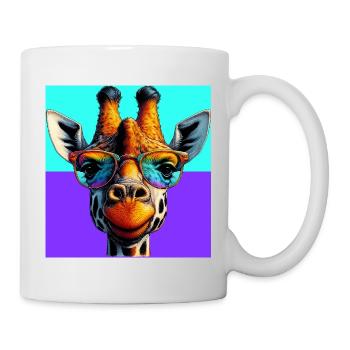 girafe - Mug blanc - blanc - Droite