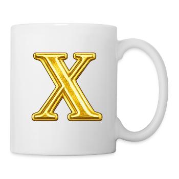 Gold X Emblem - Mug - white - Right