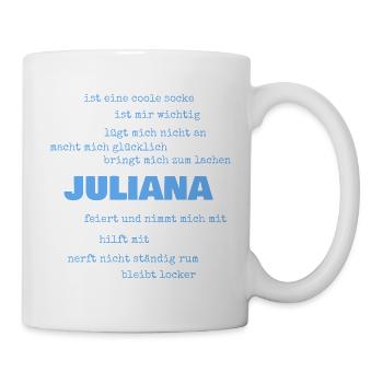 Geschenk für Juliana - Tasse - Weiß - Rechts