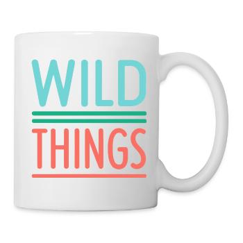 Wild Things Pastel Retro - Tasse - Weiß - Rechts
