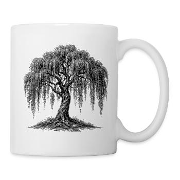 weeping willow - Mug - white - Right