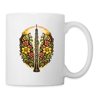 Floral Saxophone Bloom - Mug - white - Right