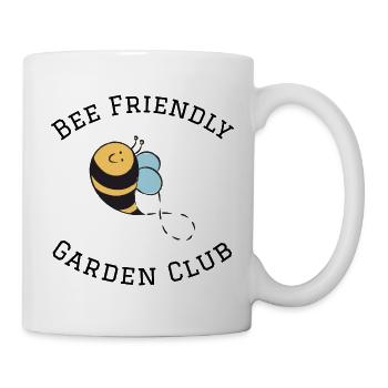 Bee Friendly Gardening Club Honeybee Garden Tee - Mug - white - Right