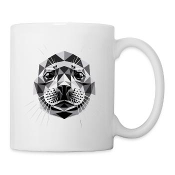 Seal with Sunglasses Seal Walrus Cute Seals - Mug - white - Right