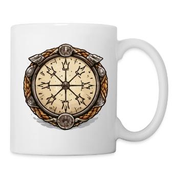 Vintage Compass Viking - Mug - white - Right