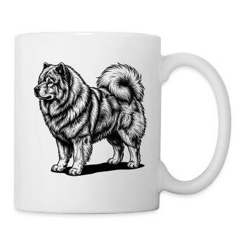 Eurasier | Vieux - Mug blanc - blanc - Droite