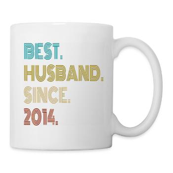 Meilleur mari depuis 2014 - Mug blanc - blanc - Droite