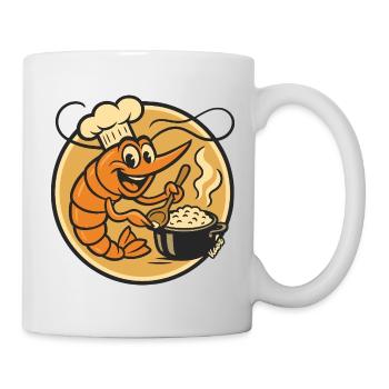 Lobster Chef Cartoon Pot - Mug - white - Right