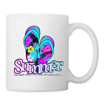 Summer Flip Flop - Mug - white - Right