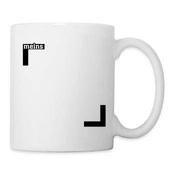 Meins HALB - Tasse - Weiß - Rechts