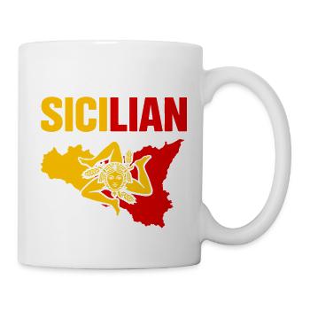 Pride Sicilians – Sicily Color Block - Mug - white - Right
