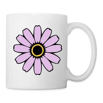 Flower Pastel Flowers Blossom Pastel Gift - Mug - white - Right