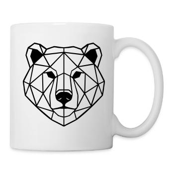 Bear Polygon - Mug - white - Right