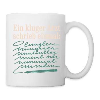 Ein Kluger Arzt Medizinstudent Praxis Ärzte Arzt - Tasse - Weiß - Rechts