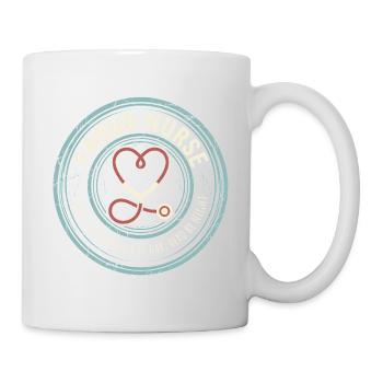 Motif de l’infirmière fière - Coordinateur du chaos - Mug blanc - blanc - Droite