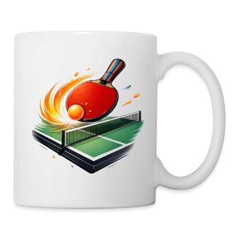 Table Tennis Shirt Ping Pong Club Player - Mug - white - Right