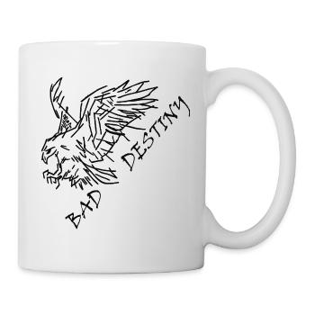 Bad Destiny in schwarz - Tasse - Weiß - Rechts