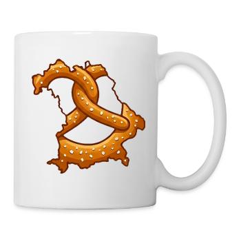 Bretzels de Bavière | Bavière robuste - Mug blanc - blanc - Droite
