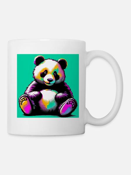 Panda - Tasse - Weiß