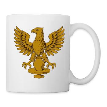 Emblème de l’Aigle d’Or - Mug blanc - blanc - Droite