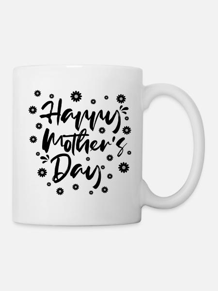 Happy Mothers Day Geschenkhemd - Tasse - Weiß