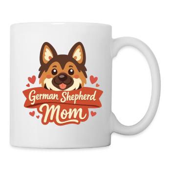 German Shepherd Owners and Dog Lovers GSD Mom - Mug - white - Right