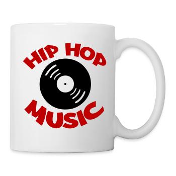 Hip Hop Music Logo - Mug - white - Right