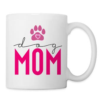 MOM Paws Heart Pink Design - Mug - white - Right