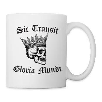 Sic Transit Gloria Mundi Gothic Tee - Tasse - Weiß - Rechts