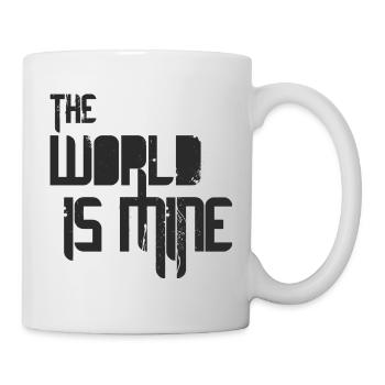 The World Is Mine - black - Mug - white - Right