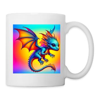 dragon - Mug blanc - blanc - Droite
