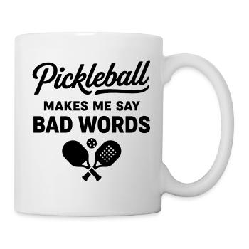 Pickleball Passion | Joueur et Humour Sportif - Mug blanc - blanc - Droite