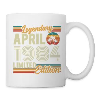 April 1984 42nd Anniversary Gift - April 1984 - Mug - white - Right
