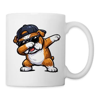 Dabbing Bulldog - Mug - white - Right