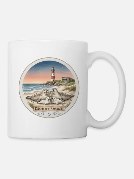 Dänemark - Romantik - Tasse - Weiß