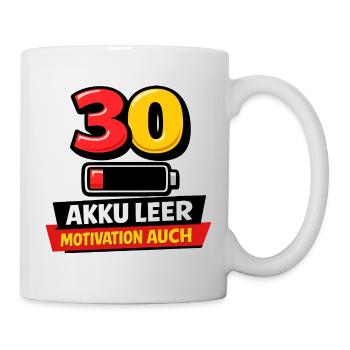 30 Motivation Also – Colorful Motivational Graphic - Mug - white - Right