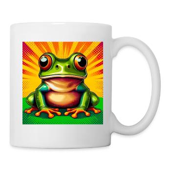 grenouille - Mug blanc - blanc - Droite
