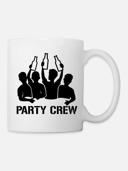 Party Crew - Tasse - Weiß