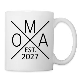 Omi 2027 Oma Seit 2027 Oma 2027 - Tasse - Weiß - Rechts