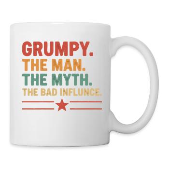 Grumpy – The Legend & the Bad Influence - Mug - white - Right