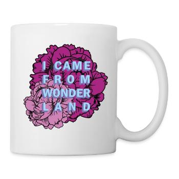 Wonderland Flowers Motif - Mug - white - Right